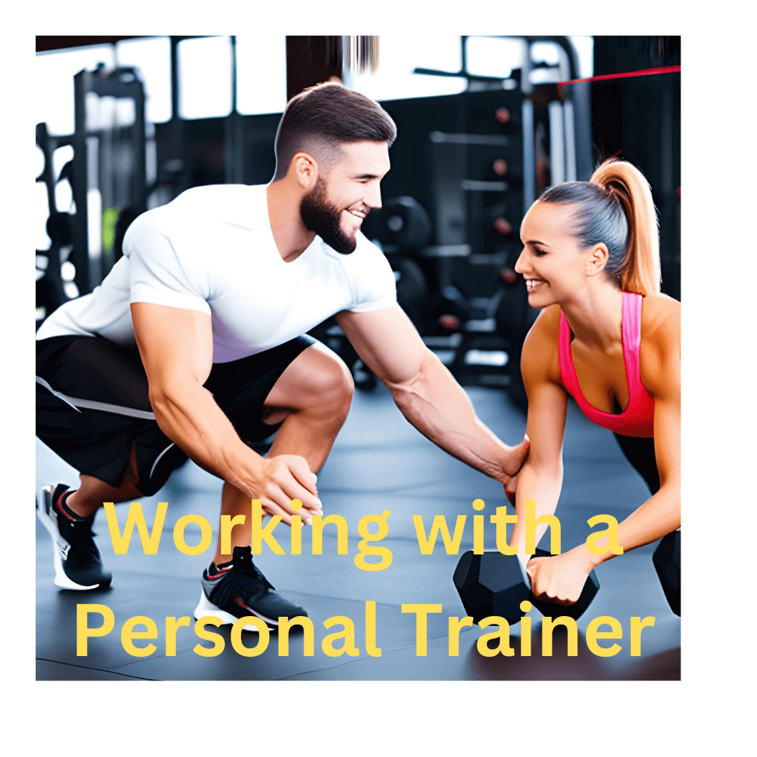 working with a personal trainer